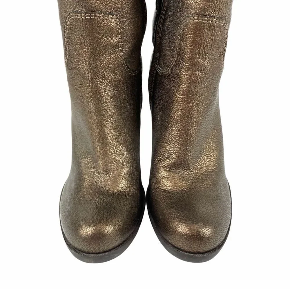 Via Spiga ‘Hanna' bronze tall leather boots 7 - Picture 6 of 15